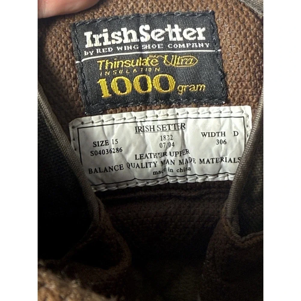 Irish Setter Men's GORE-TEX Insulated 1000 Gram Camo Hunting Boots Men's 15D